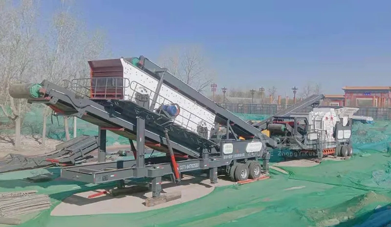 移動破碎機助力無錫市新型建筑廢棄物綜合利用基地